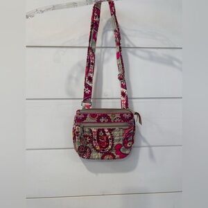 Vera Bradley Paisley meets plaid cross body purse​
